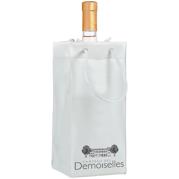 Bottle on ice shop bag